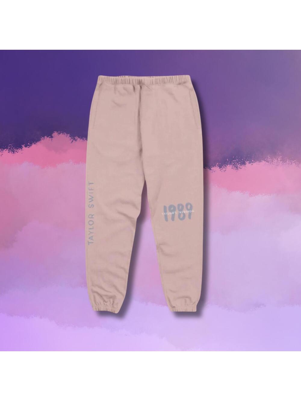 Taylor Swift 1989 (Taylor’s Version) Pink Jogger Sweatpants Small